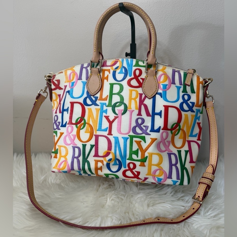 Vintage Dooney & Bourke Multicolor Satchel